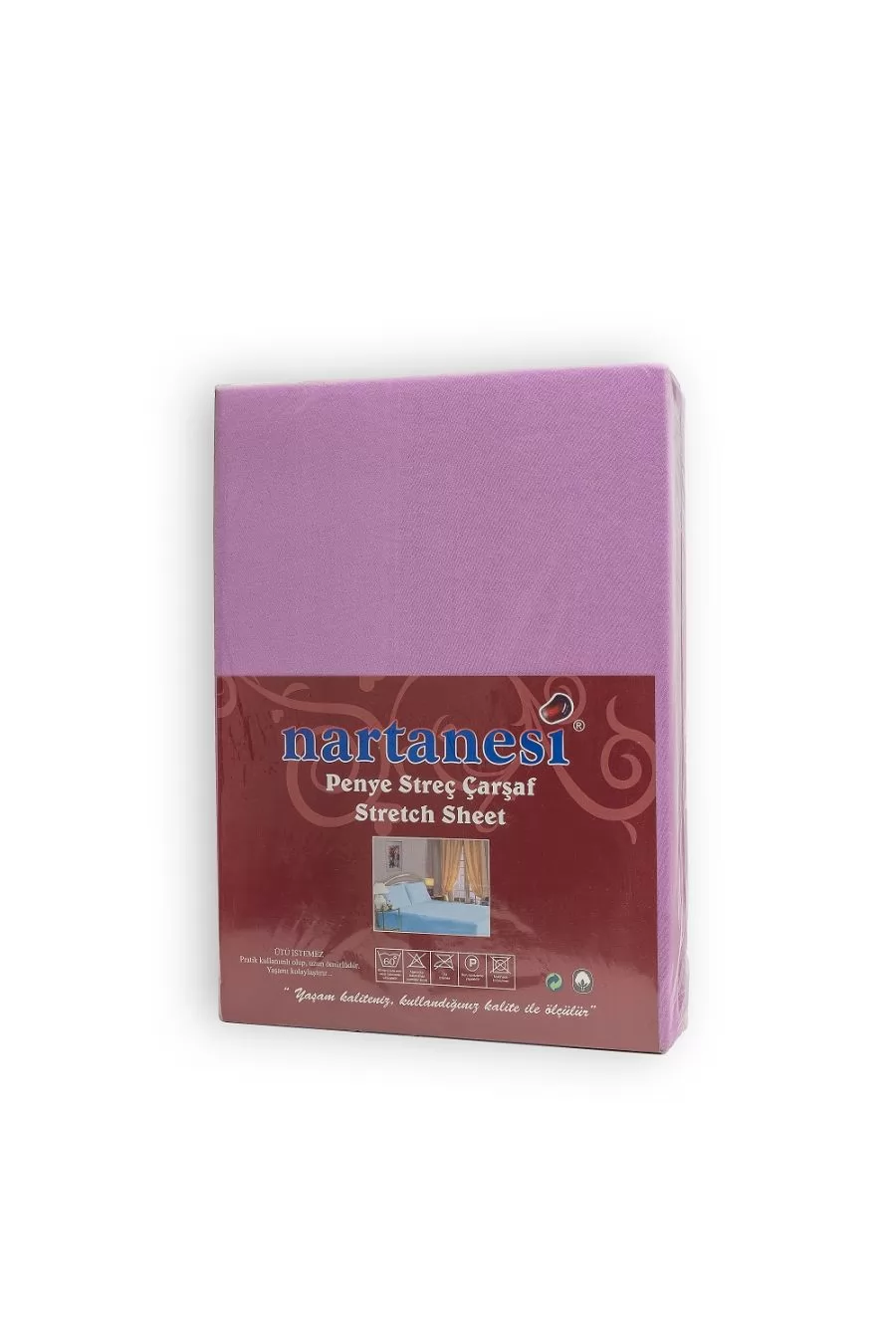 Combed Stretch Sheets Pomegranate